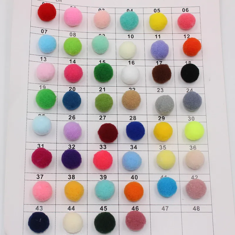 Мягкие помпоны для поделок из меха 20 мм разные цвета|pom pom wedding|pom pomwedding poms |