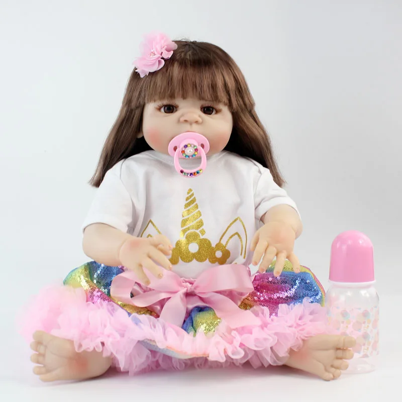 NPKCOLLECTION 22 "Полное Тело силикон новорожденных принцесса кукла игрушка