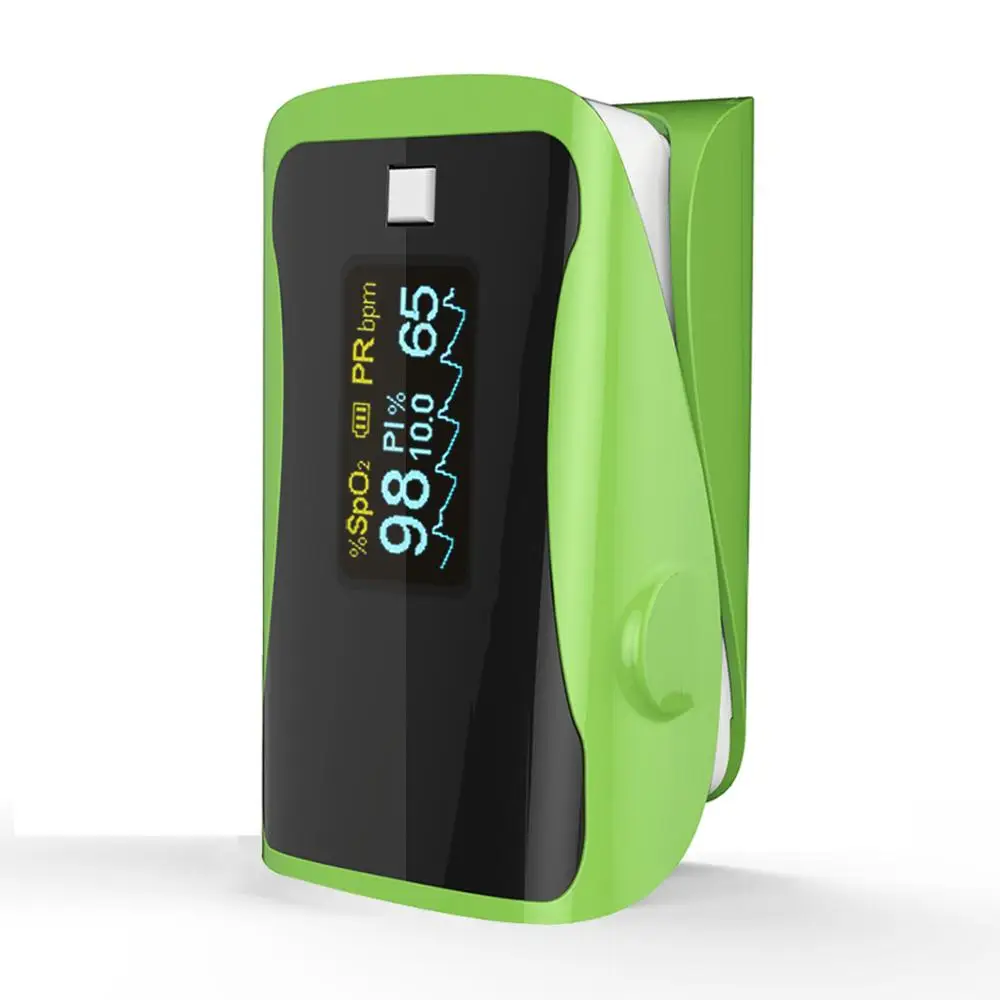 PRO-F9S-green PRO-F9S монитор для домашнего здоровья, пульсоксиметр, Пальчиковый кислородный пульсоксиметр, Пульсоксиметр SPO2, Пальчиковый оксиметр, несколько цветов - Цвет: PRO-F9S-green