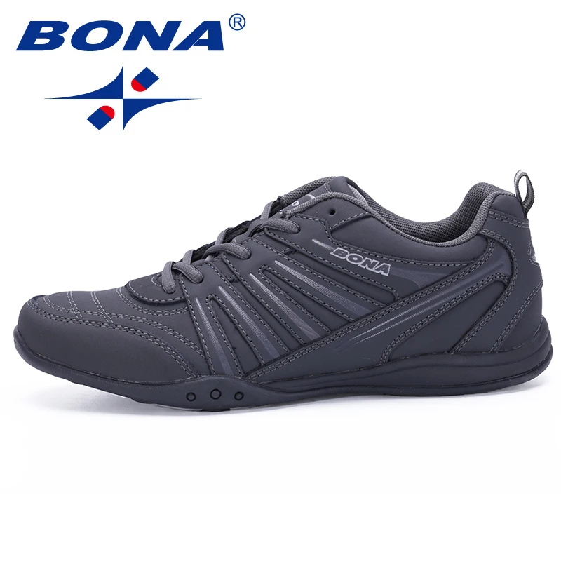 BONA мужские кроссовки для бега прогулок на шнуровке удобные|men running shoes outdoor|running