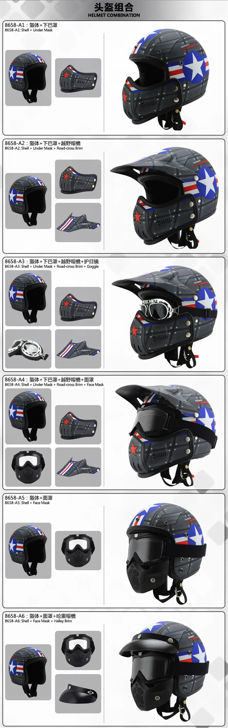 Moto rcycle vespa, шлем, Ретро стиль, с открытым лицом, 3/4, шлем с внутренним козырьком, moto cross jet, Ретро шлем, мотоциклетный шлем, в горошек, белый