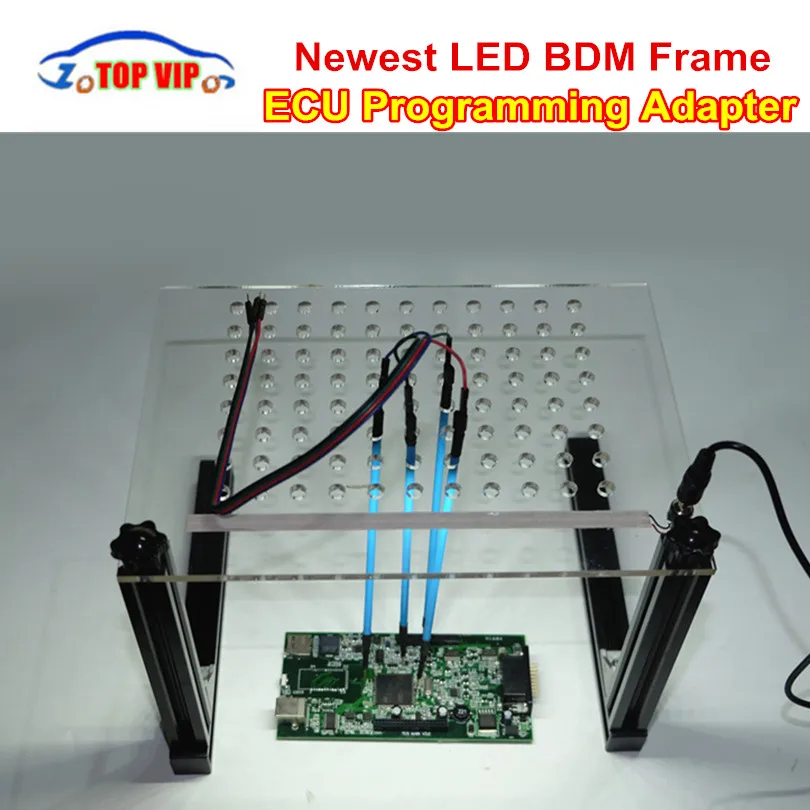 Светодиодный программатор BDM акриловый ECU Программатор полный комплект с 4 шт.