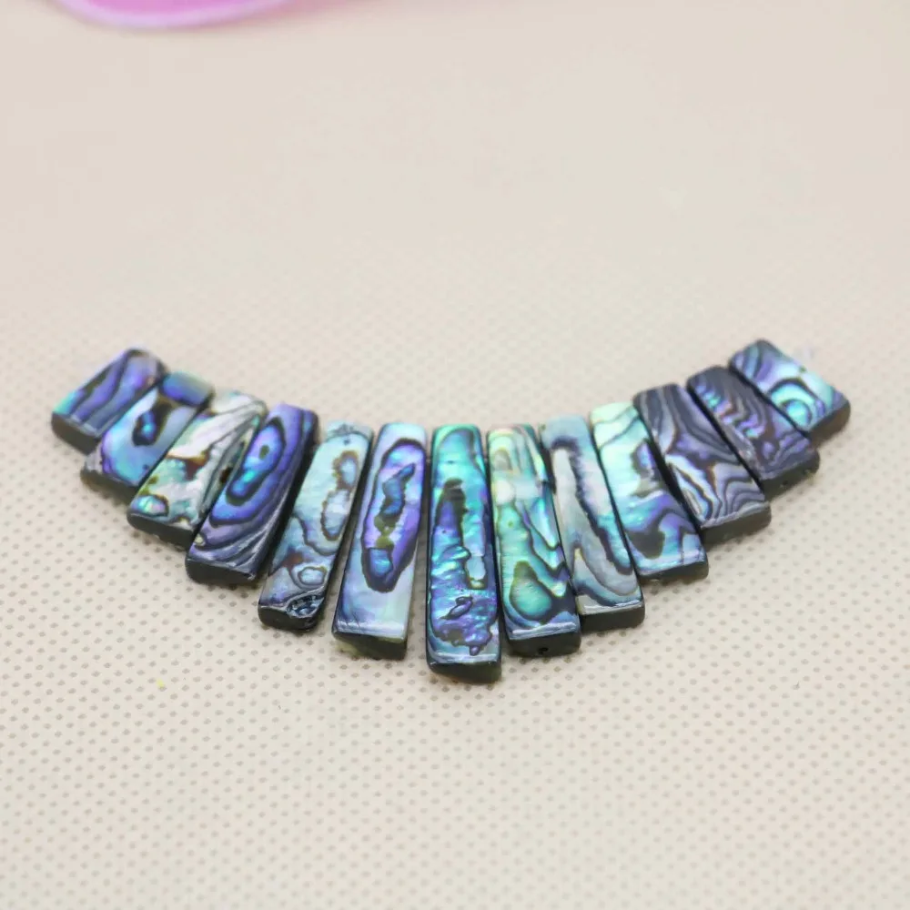 Короткое ожерелье с лестницей 13 частей подвеска из белого натурального морского