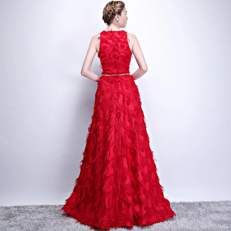 Abendkleider длинное вечернее платье 2018 Robe De Soiree горячая Распродажа круглый вырез без
