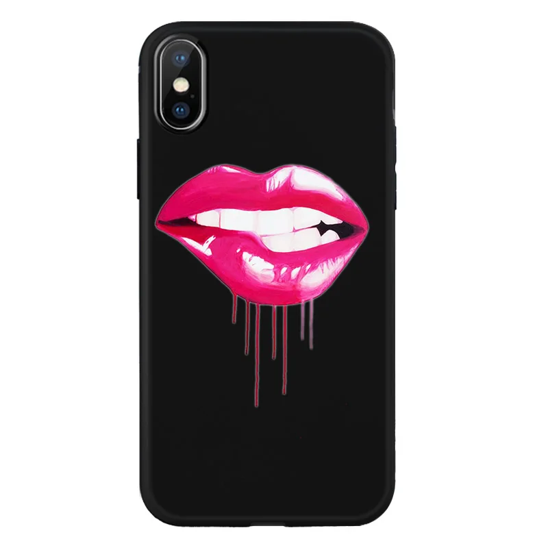 Фантазия Красочные бабочки Черный силиконовый чехол для телефона Apple iPhone 8 7 6 6S Plus