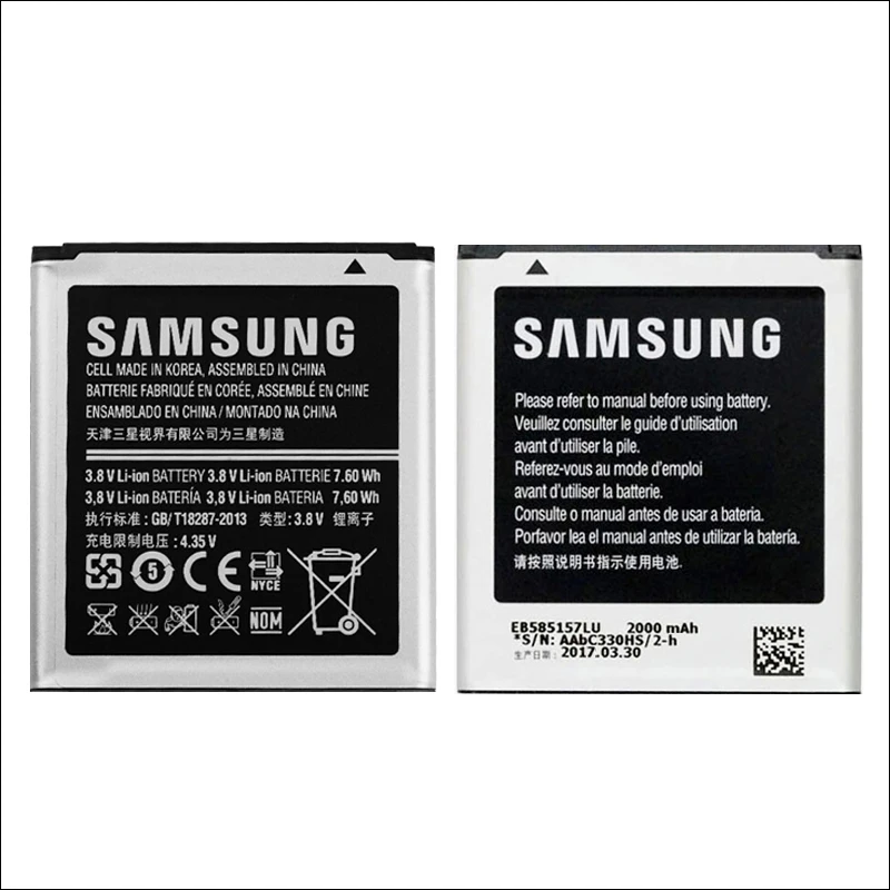 EB585157LU 2000 мАч Замена для samsung Galaxy core 2 duos i8552 i869 i8558 i8550 батарея Быстрая