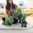 Очень милая плюшевая игрушка динозавр 40 см55 см70 см, милая Подушка тираннозавр, подарок на день ребенка, подарок на день рождения