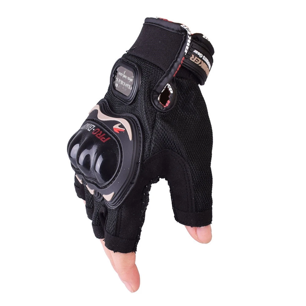 PRO-BIKER MCS-04C Motorcycle Half Finger Gloves Anti-collision Adjustable Anti-slip Design | Автомобили и мотоциклы
