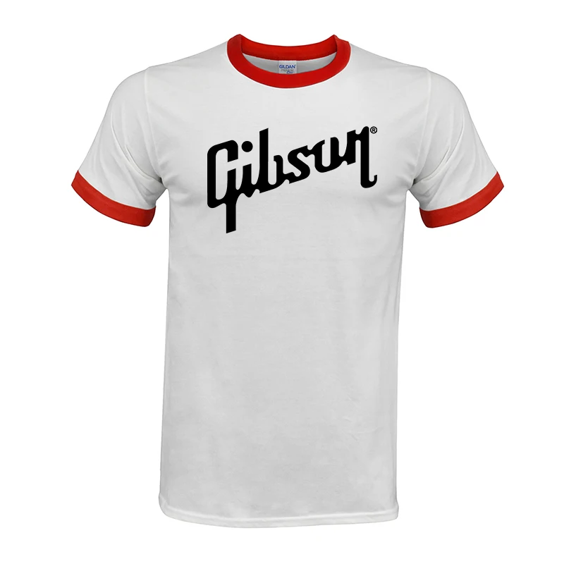 Мужская хлопковая футболка с круглым вырезом Gibson коротким рукавом в Европейском