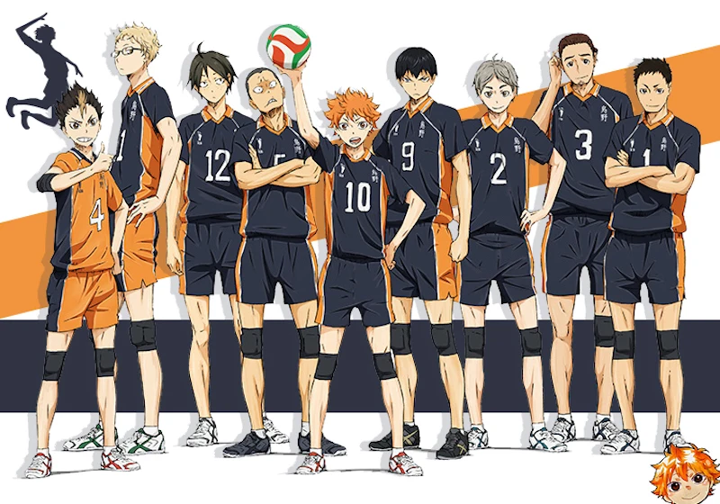 Милый Единорог Аниме Haikyuu 9 персонажей Джерси унисекс костюм карасуно старшеклассный клуб Косплей Костюм Спортивная форма