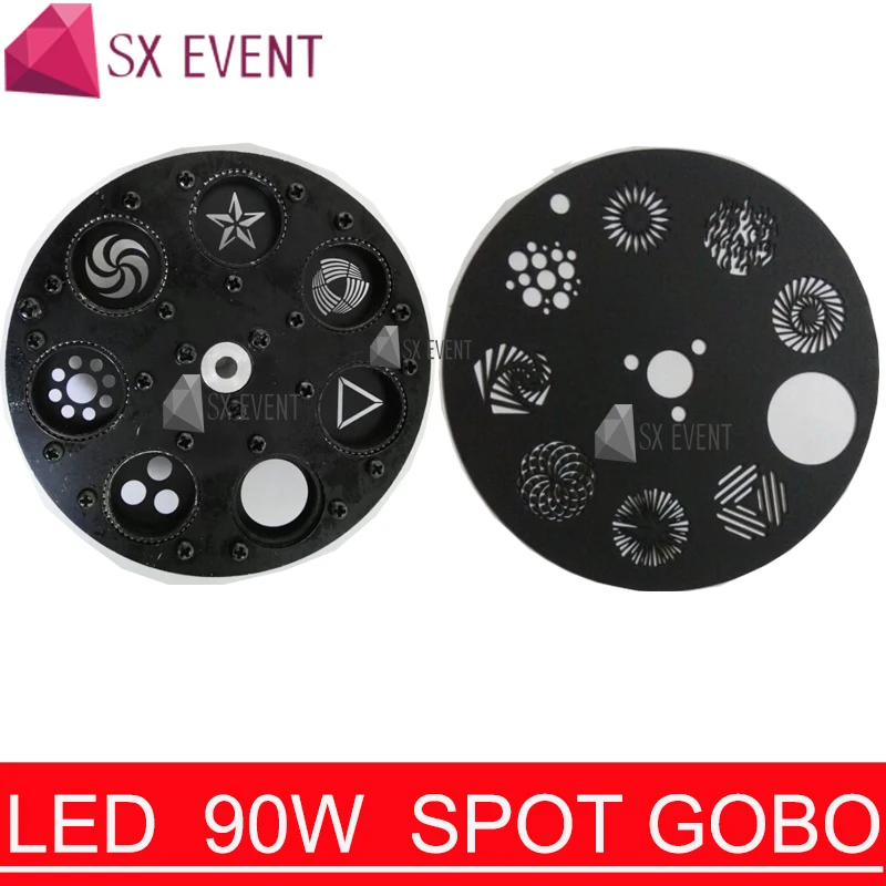 90WLED гобо Lyre Spot Лира Moving головной свет с 3 уход за кожей 6/16 канал для танцполов