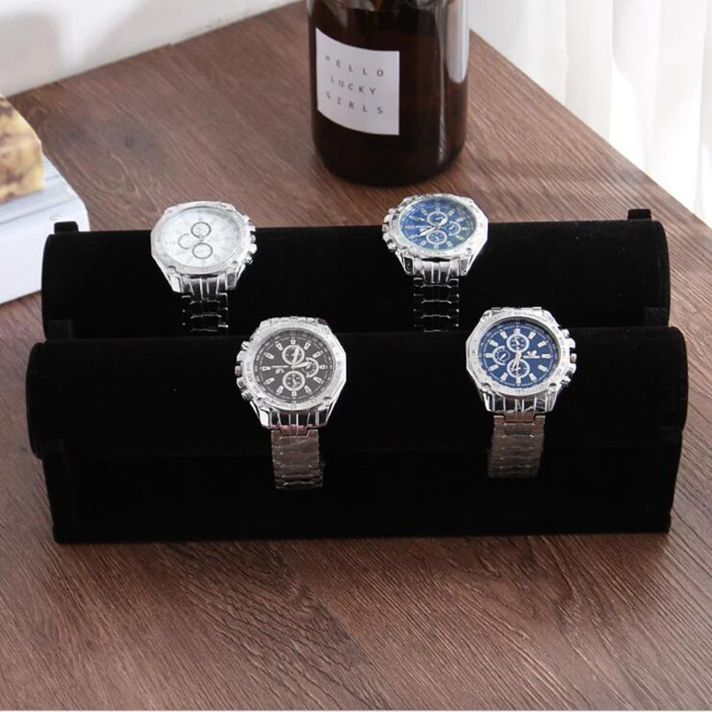 Подставка для ювелирных изделий вельветовый держатель часов браслетов цепочек