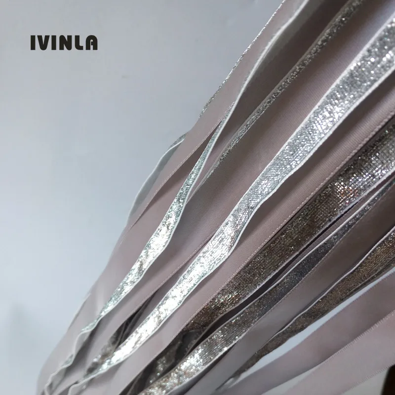 Новинка 50 шт./лот модные свадебные палочки серебряного цвета с блестящими