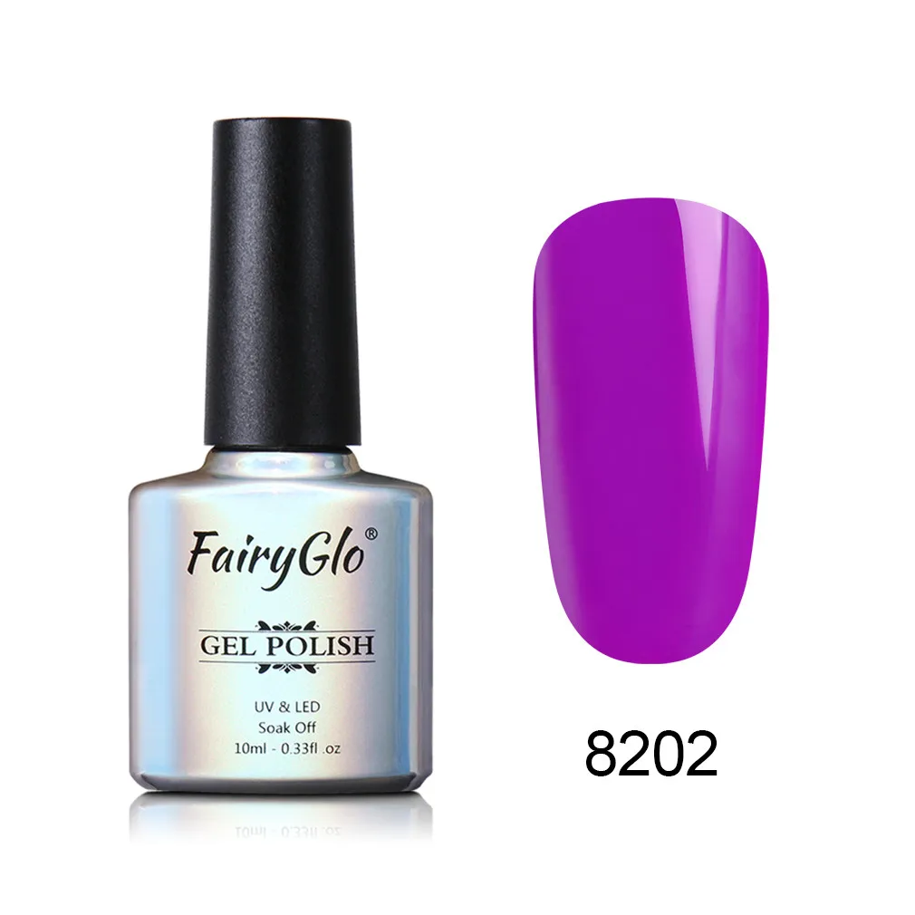 8202 FairyGlo 10 мл светящийся Гель-лак для ногтей светится в темноте флуоресцентный неоновый Гель-лак замачиваемый лак для ногтей Esmalte для ногтей - Цвет: 8202