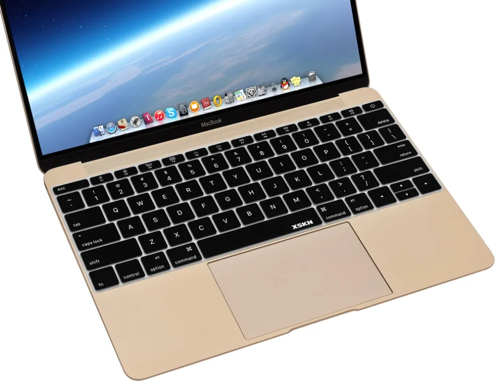 Чехол для клавиатуры с английской раскладкой XSKN американской силиконовый