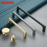 naierdi zinc alloy pearl gray gold cabinet handles solid drawer knobs kitchen cupboard door pulls furniture handle hardware
