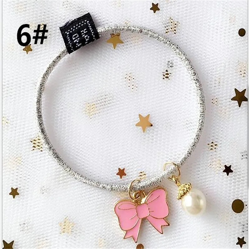 Милый аниме Сейлор Мун мультфильм веревка для волос модная Милая Серебряная