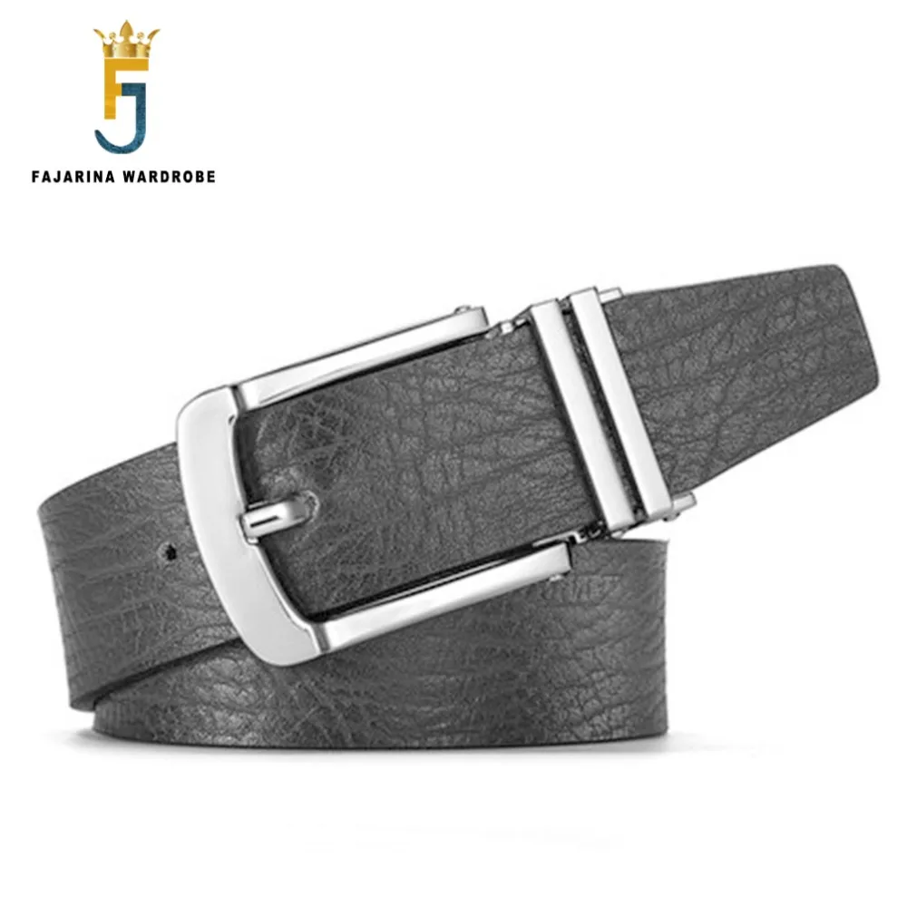 Бренд FAJARINA высокое качество натуральная коровья кожа ремень с пряжкой