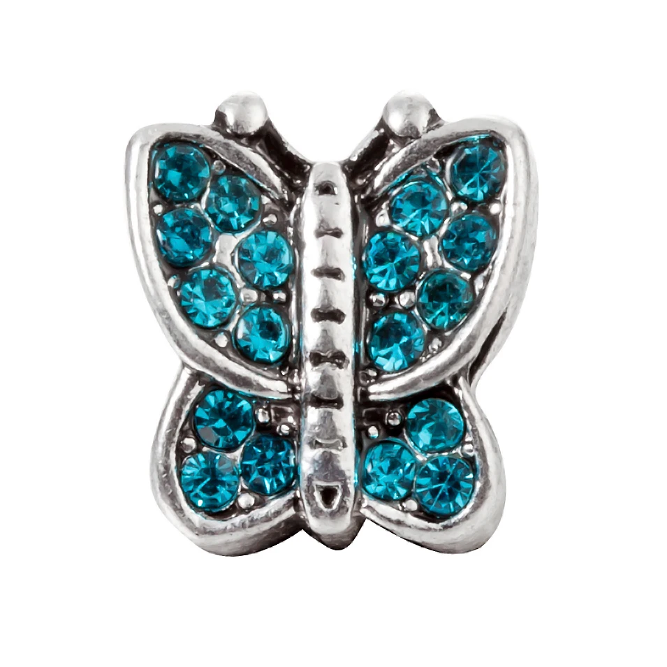 Модные бусины в форме сердца 25 шт./лот подвеска из муранского стекла синем стиле