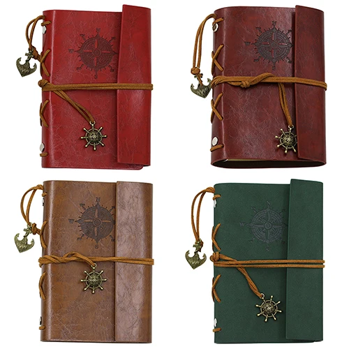 Обложка из искусственной кожи в ретро стиле с изображением якоря|leather cover