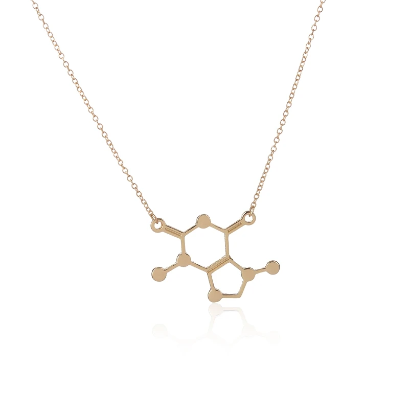 Yiustar оптовая торговля молекулы кофеина науки ювелирные изделия ожерелья