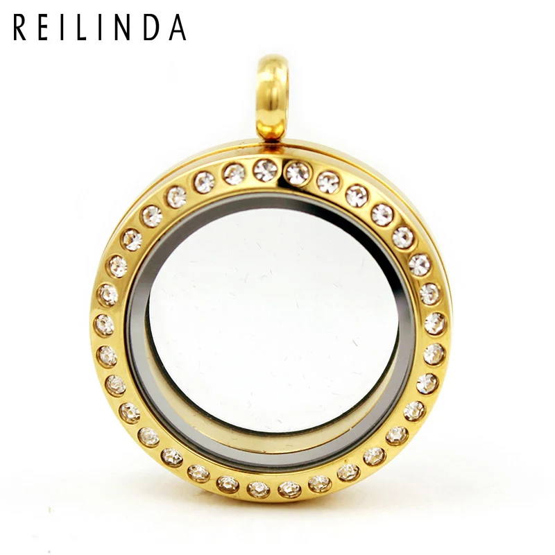 Оптовая продажа круглые 25 мм стразы из нержавеющей стали закручивающийся