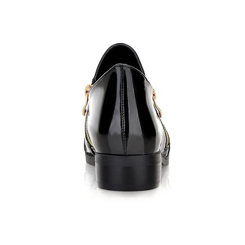 Модные женские лоферы без застежки с острым носком Однотонные туфли на плоской