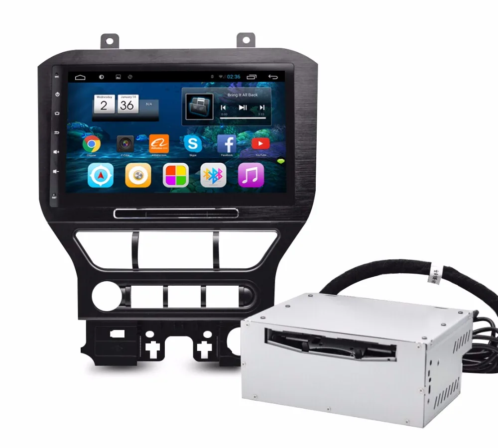Ips 2GRam 32GRom 10," Android 7,1 автомобильный аудио для Ford MUSTANG-DVD головное устройство стерео видео gps Navi мультимедийный монитор радио