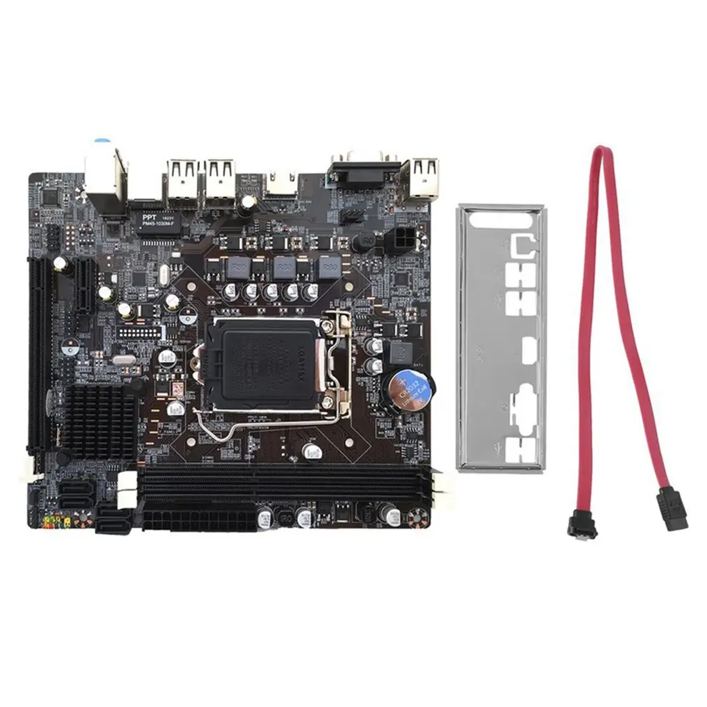 H61 настольная материнская плата ddr3 lga 1155 Материнская плата lga 1155 Pin Интерфейс процессора обновление USB2.0 DDR3 1600/1333 Прямая поставка