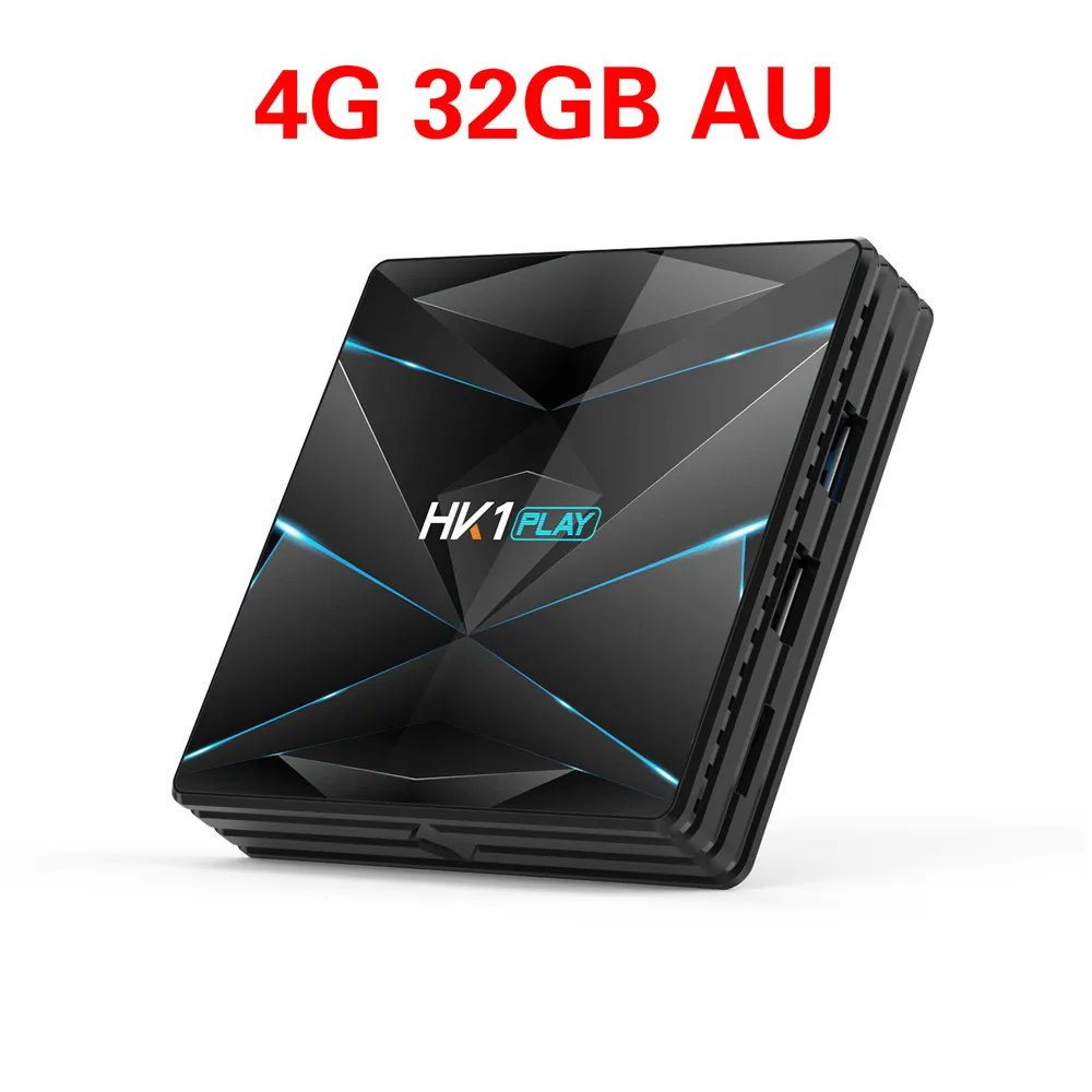 4G 32GB AU HK1 Play Android 9,0 Smart tv Box S905X2 DDR4 2G+ 16G 4G+ 32G 2,4 GHz 5GHz Wifi умный сетевой плеер 4K 3D медиаплеер телеприставка - Цвет: 4G 32GB AU