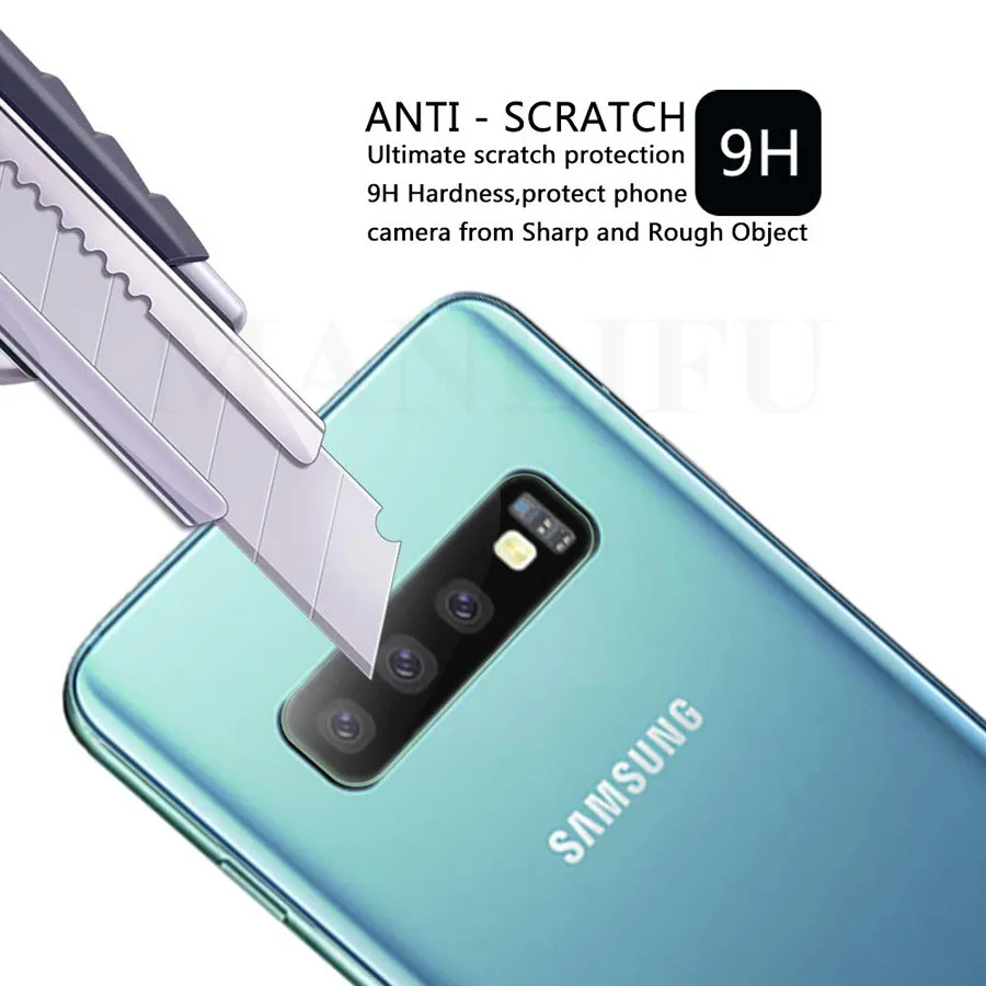 2.5D объектив камеры закаленное стекло для Samsung Galaxy S10 Plus/S10 + SM G975 A50 A30 A7 A9 Защитная