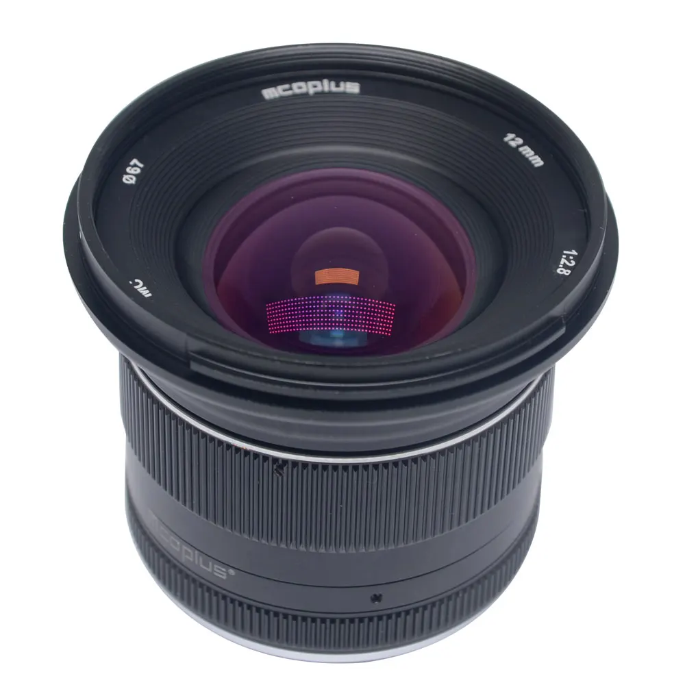Mcoplus 12 мм F2.8 Ультра широкоугольный ручной объектив для Sony E Mount APS C беззеркальных