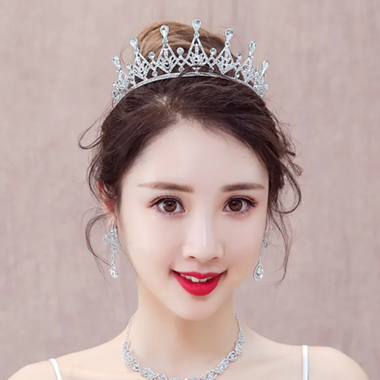 Moda Crystal Clear Joias Nupcial Do Casamento definder Mulheres Pageant Prom Acessorios de Noiva Tiara | Украшения и аксессуары