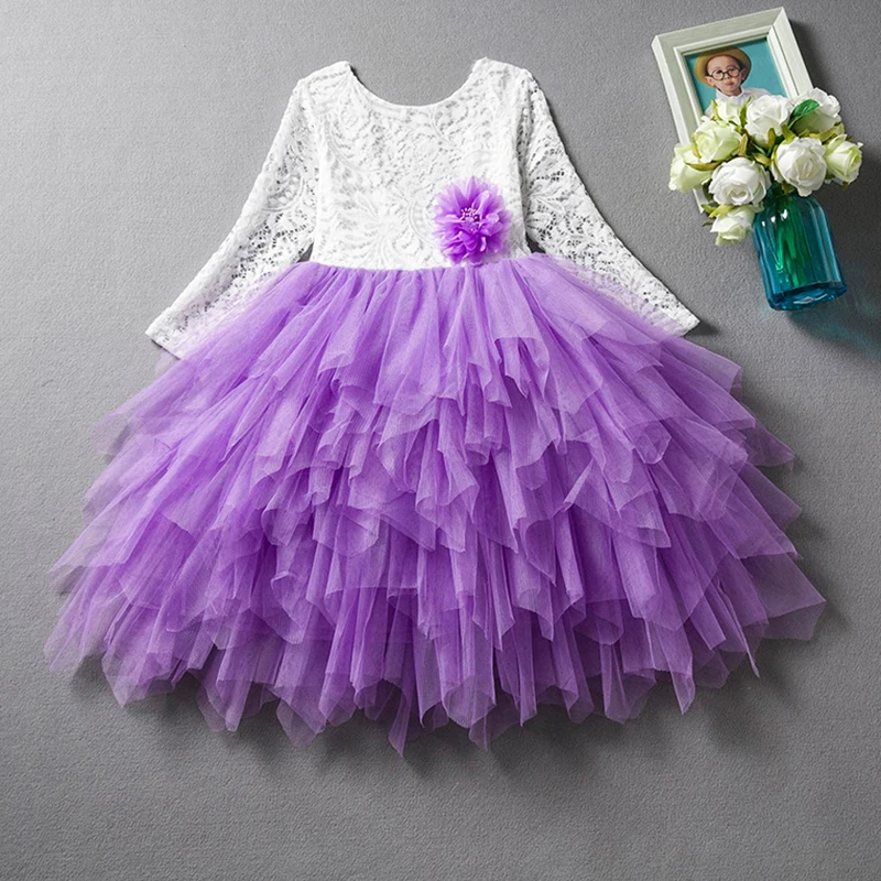 Keelorn Kids Girls Dress Baby Girl Birthday Party Dresses Children Fancy Princess Ball Gown Wedding Clothes | Детская одежда и