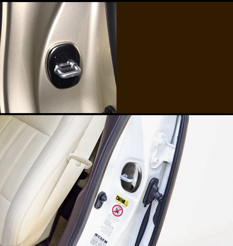 Защита для дверного замка из нержавеющей стали крышка автомобильные аксессуары