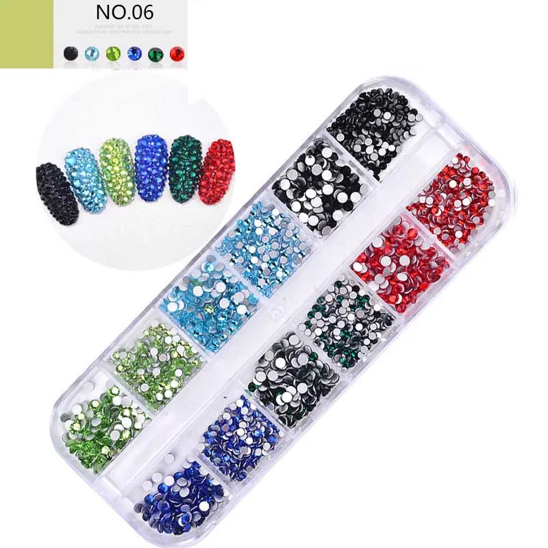 6 Mix colors AB с коробкой! 1400 шт./кор. DMC Горячая фиксация стразы с прямой основой камень одежда с украшением в виде кристаллов Стекло Материал смешанные Размеры 3D камни - Цвет: 6