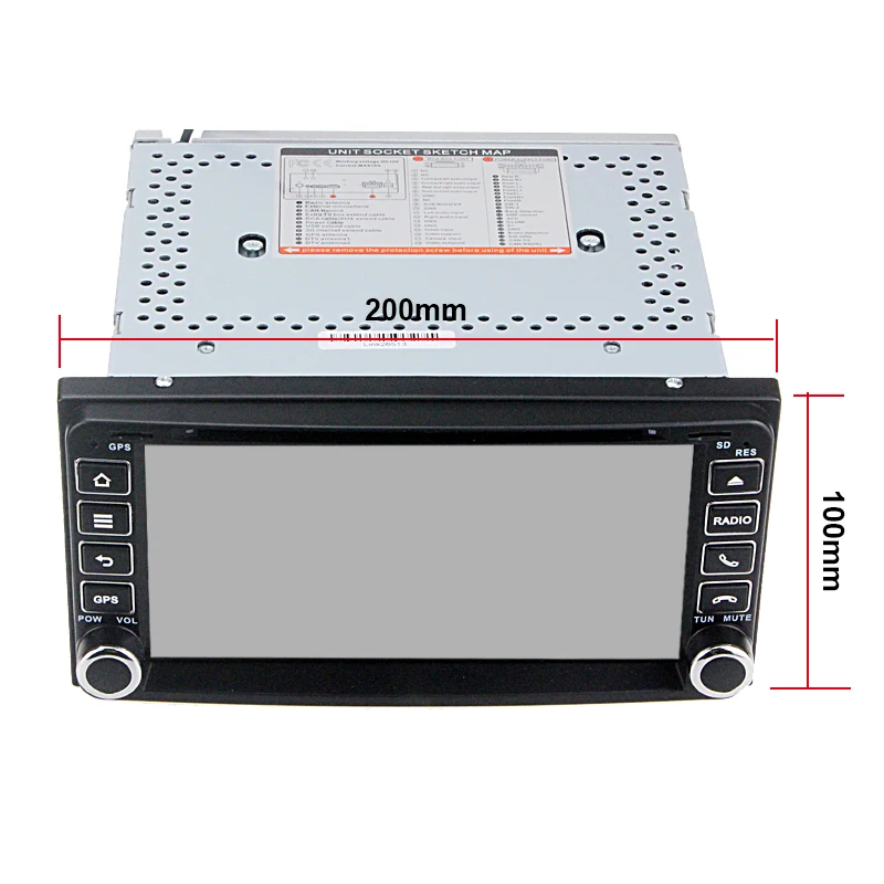 Sinairyu 4 г Android 6.0 2 DIN автомобильный DVD GPS для Toyota Terios Corolla Старый Camry Prado RAV4
