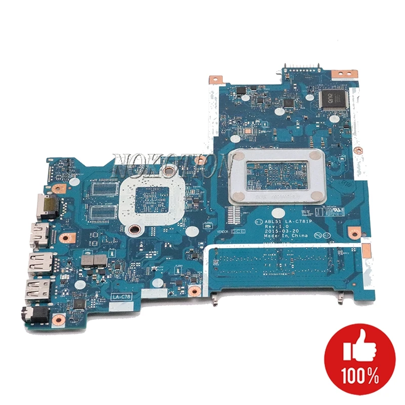 NOKOTION ABL51 LA-C781P для HP 15-AF материнская плата DDR3 813969-001 813969-501 813968-001 протестирована |