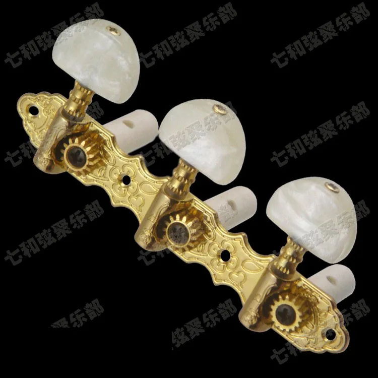 Набор из 2 предметов золотистые Классические гитарные колышки для настройки