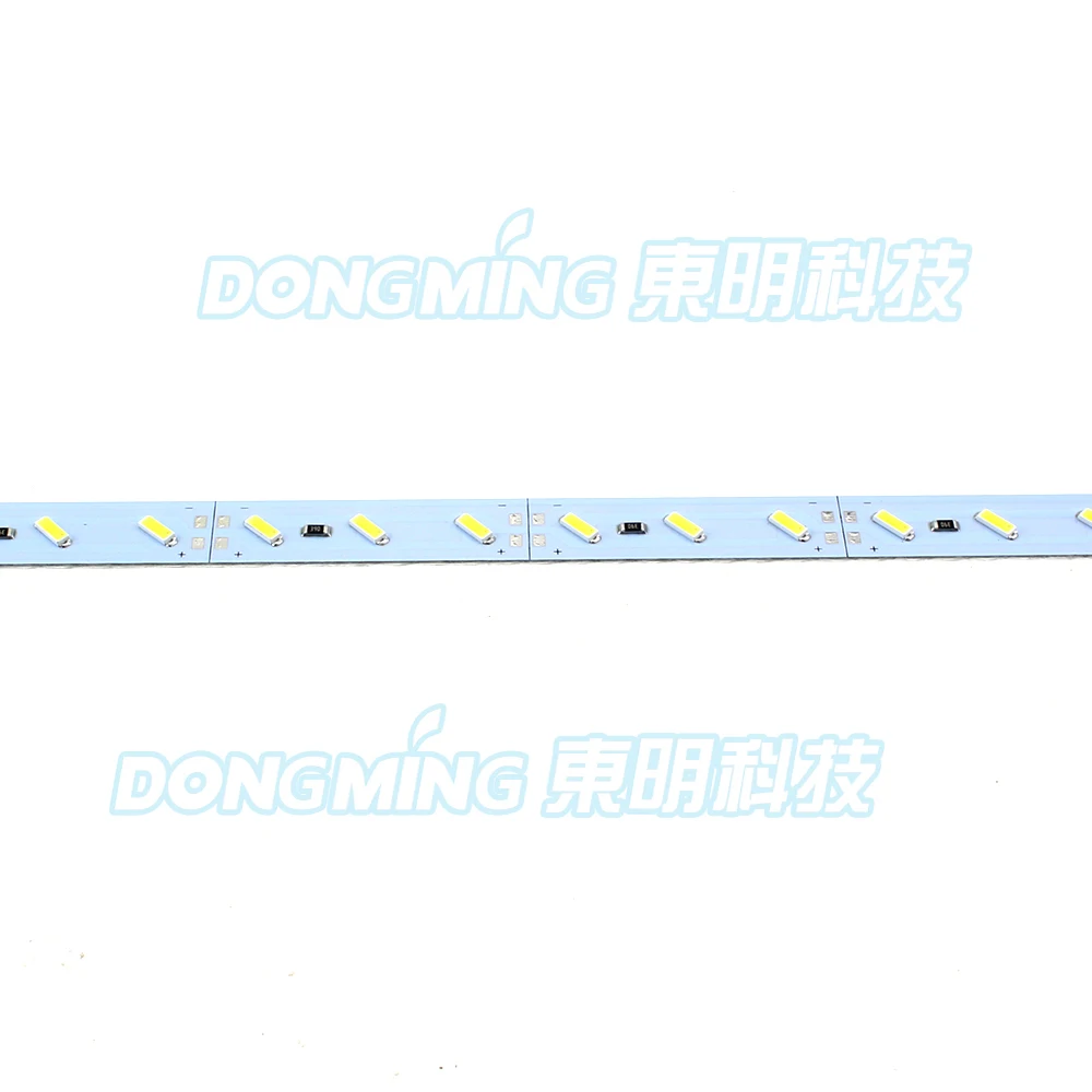 100 шт./лот 72 светодиода 1 м Светодиодная лента luces 6020 SMD IP22 DC 12 В Холодный/теплый