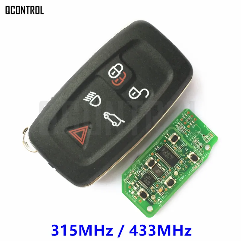 QCONTROL 5 кнопок автомобильный смарт ключ для Land Rover Discovery 4 Freelander Range Sport/Evoque