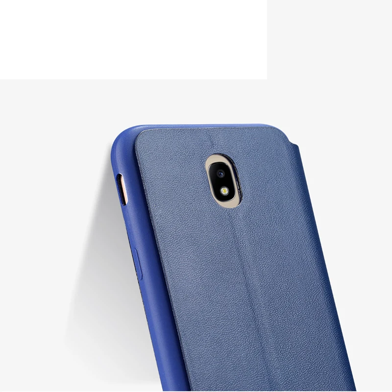 Чехол для Samsung J3 2017 j330 роскошный фирменный мягкий силиконовый + кожаный защитный