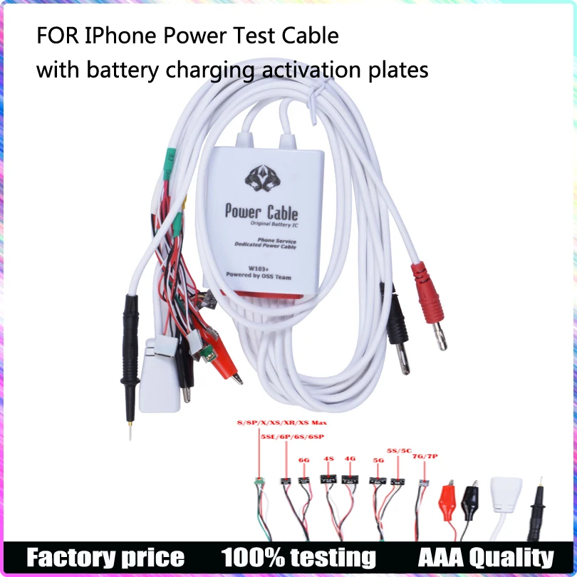 For IPhone Test Cable Professional DC Power Supply Current Test Cable Dedicated Battery Activation Charge Board All In One