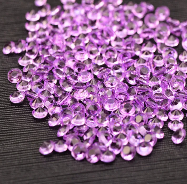

Lot 10000PC 4.5mm Purple Acrylic Decoration De Mariage Scatters Table Party Supplies