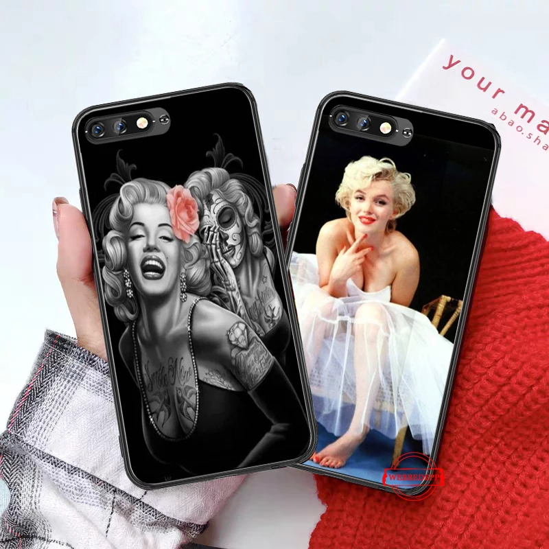 Силиконовый чехол Мэрилин Монро для Huawei Mate 10 Pro 20 30 Lite Nova 2i 3 3i 4 Y5 Y6 3018 Y7 Prime
