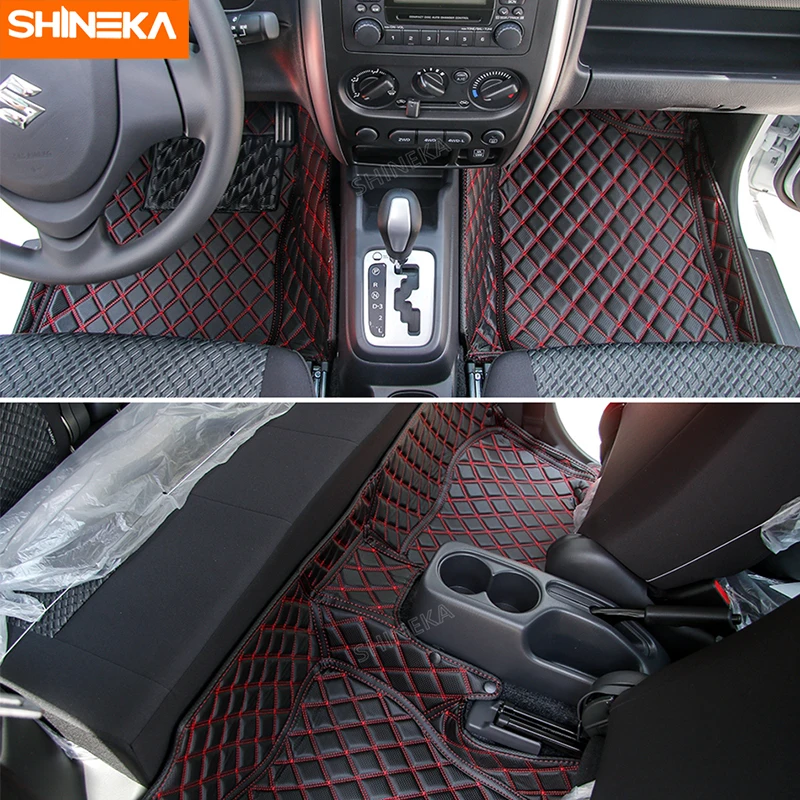 Напольный коврик SHINEKA для Suzuki Jimny 2007 + кожаный салона автомобиля багажника