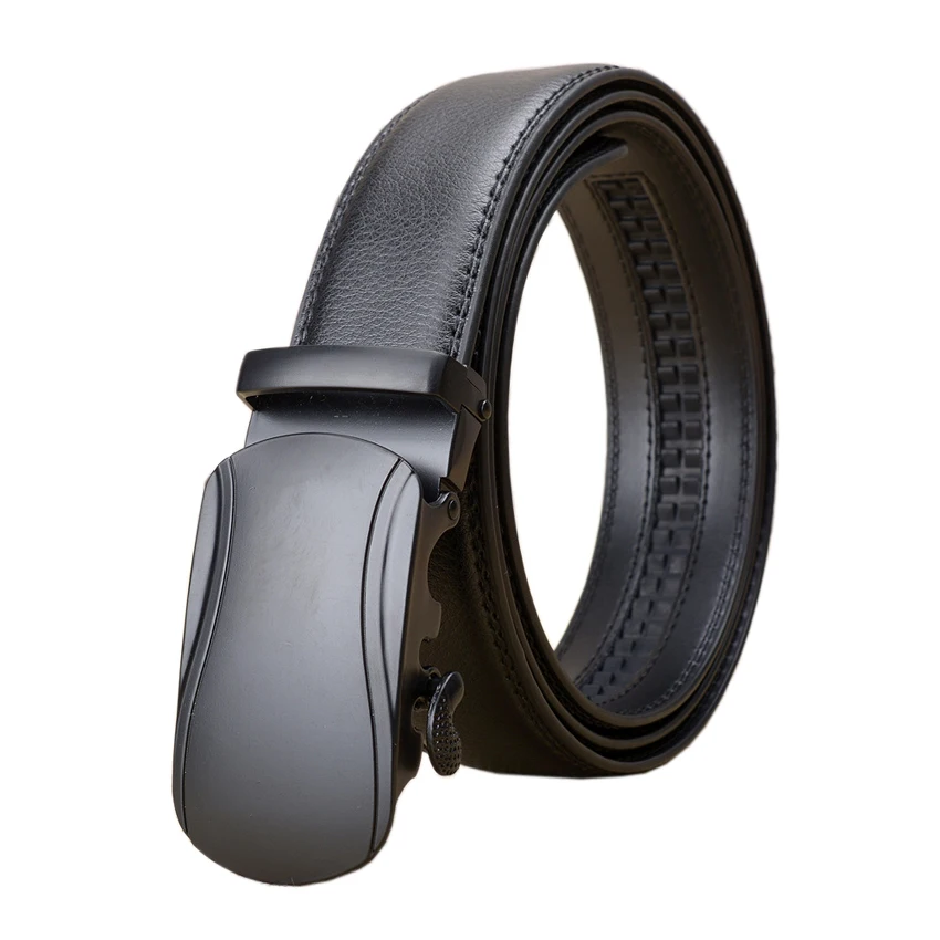 

Famous Brand Black Men Belt Top Quality Genuine Luxury Leather Belts for Men,Fashion Strap Male Metal Automatic Buckle
