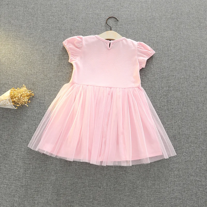 2-6 Years Princess Aurora Cosplay Dress Girls Summer A-line Cotton Kids Cartoon Costume Children Christmas Clothing | Детская одежда и