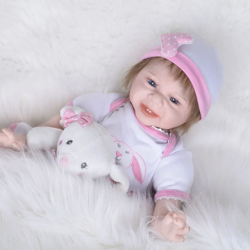 LEOOFU 55 см 22 дюймов куклы для детей модель тела reborn маленьких девочек мальчиков