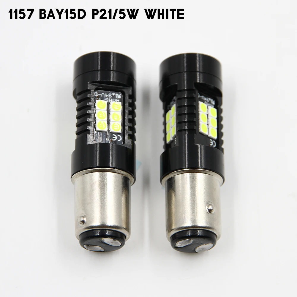Светодиодный сигнал поворота 2 шт. 1200Lm T20 W21W светодиодный W21/5W WY21W 7440 7443 фонарь T25 3157